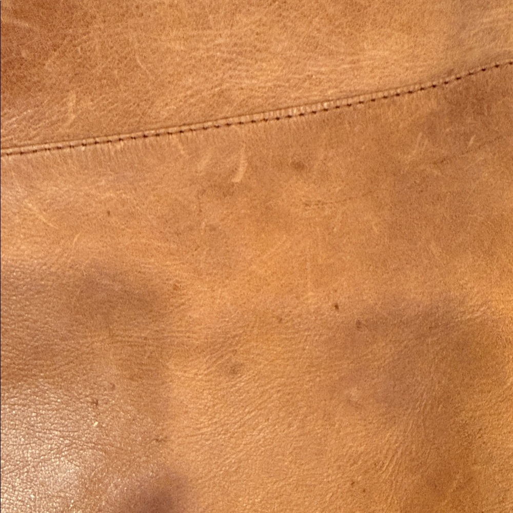 Tan Leather Tote Bag - Picture 4 of 10